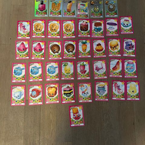 Shopkins trading cards/collector cards