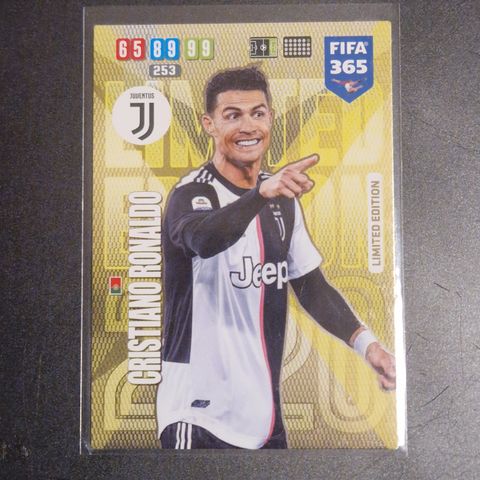 Cristiano Ronaldo Limited Edition Juventus Panini Adrenalyn XL FIFA 365