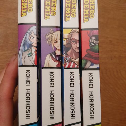 4x My hero academia manga first print