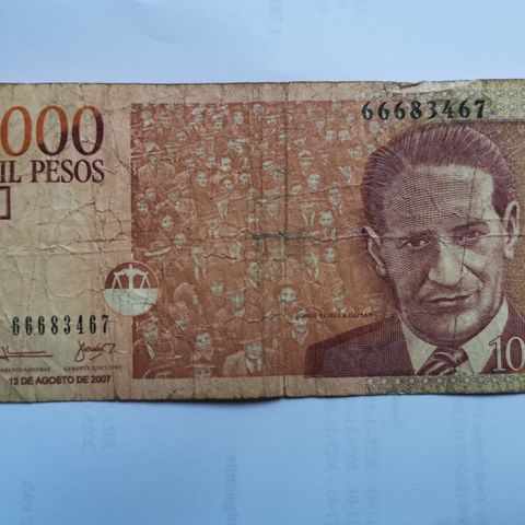 1000 PESO. COLOMBIA. 2007