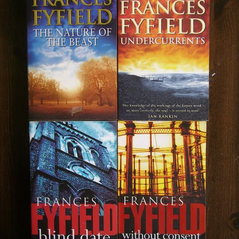 Frances Fyfield thrillere engelsk