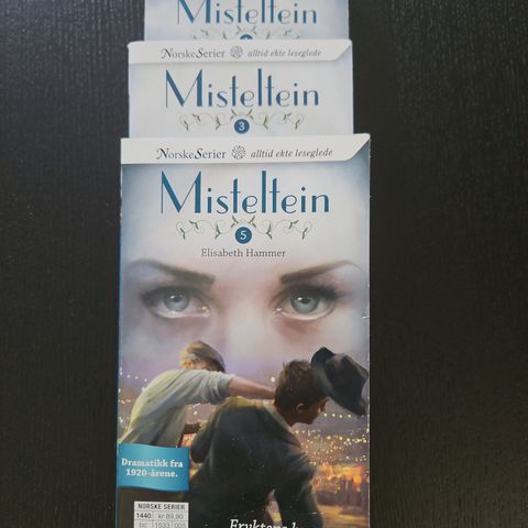 Misteltein 1, 3 og 5 Elisabeth Hammer serieroman