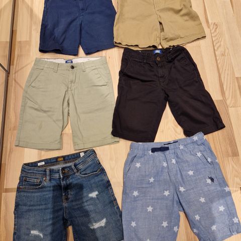 Merke gutter shorts 6stk