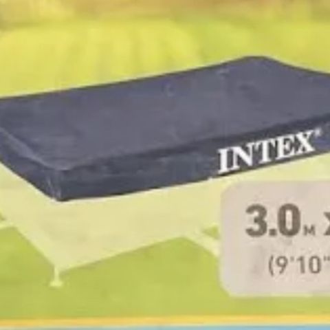 INTEX Bassengtrekk rektangulær 3x2 m