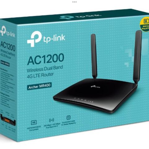 TP-Link. AC1200 4G Router