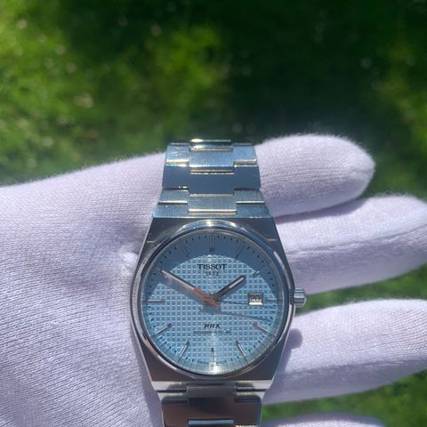 Tissot PRX Powermatic 40mm Ice Blue! Som Ny!