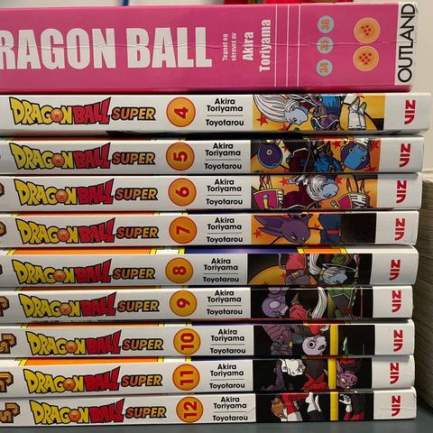 Dragon ball Super 4-12, Dragon ball 1 i 3: 34-36 og Mitt helteakademia 1-9