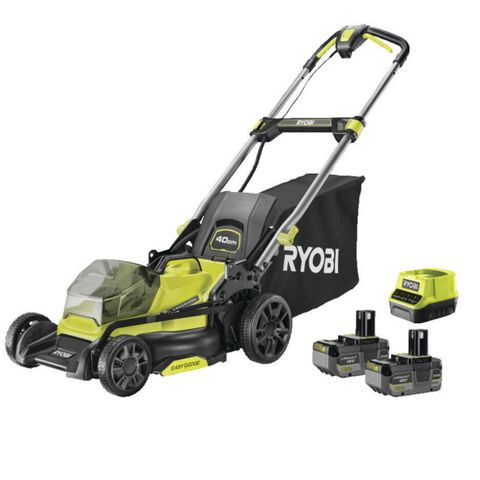 Gressklipper Ryobi inkl.2 stk batteri 18 volt