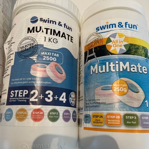 Swim and fun Multiklor til store basseng (Bestway, Intex etc)