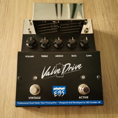 EBS Valve Drive rør preamp basspedal