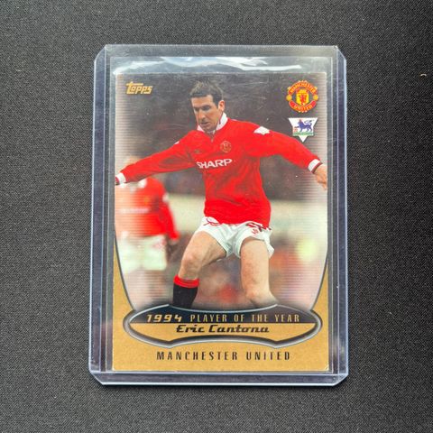 Eric Cantona player of the year topps premier gold 2003 manchester united