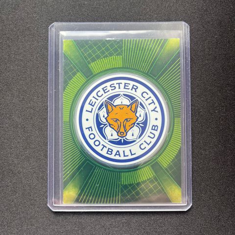 Leicester city logo topps premier gold 2004