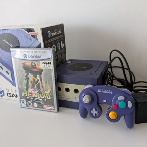 Nintendo Gamecube CIB med Metroid Prime