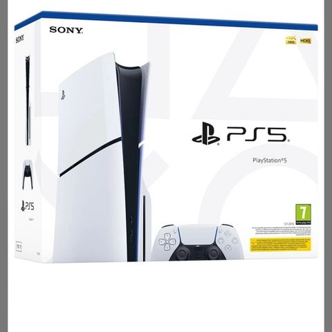 Playstation 5 Slim Disc versjon 2 stk