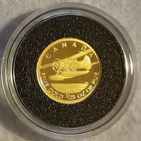 2008, Havilland Beaver, 1/25 oz, 9999 gull.