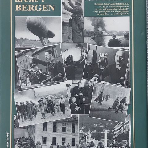 Krigsårene i  Bergen  til salgs  kr 50 pluss eventuelt sende.