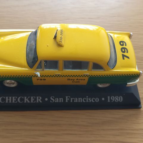 DeAgostini Taxi modell - Checker San Francisco