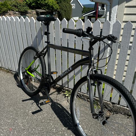 Helt ny Triacle hybrid sykkel 18 gir 51 cm, grå