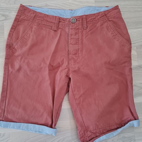 Rustrød shorts slim fit 30