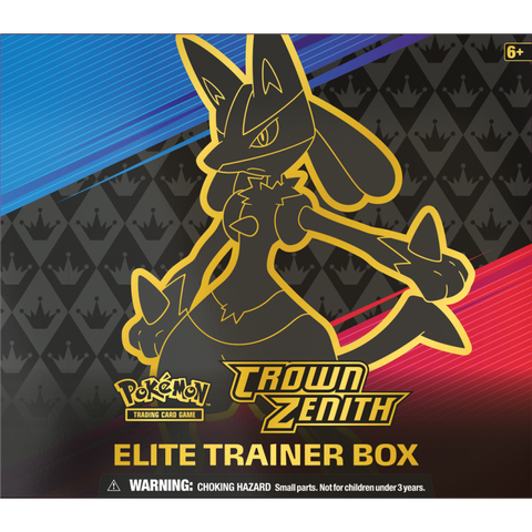 Pokemon - Crown Zenith Elite Trainer Box (uten booster pakker og foil promokort)