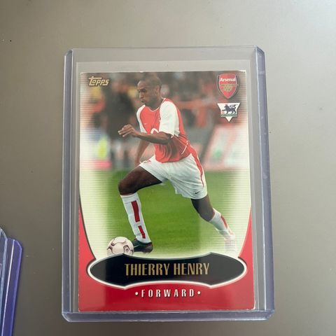 Thierry Henry topps premier gold 2003 arsenal