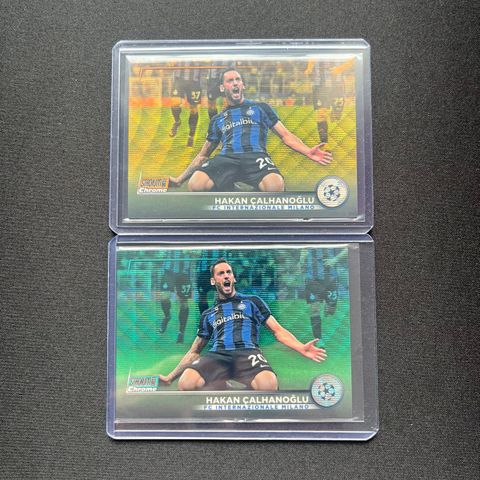 Hakan Calhanoglu /25 & /275 topps stadium club chrome 2023 Inter