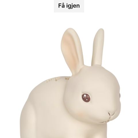 KONGES SLØJD LED BUNNY LAMP BEIGE