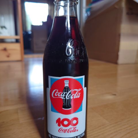 Coca Cola centennial bottle 250 ml