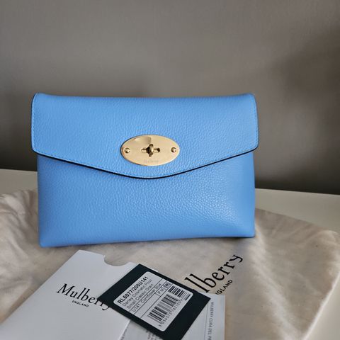 Mulberry Darley Pouch cornflower blue