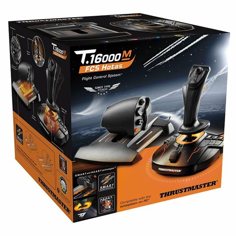 Thrustmaster T.16000M FCS HOTAS med pedaler