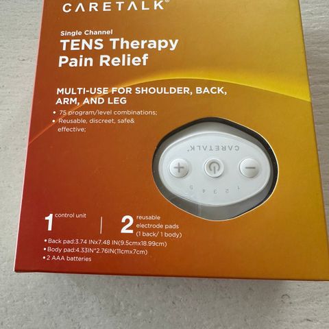 CARETALK - Apparat som skal hjelpe mot intense smerter.