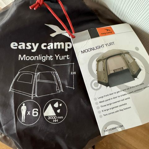 Teltstenger til Moonlight yurt fra easy camp