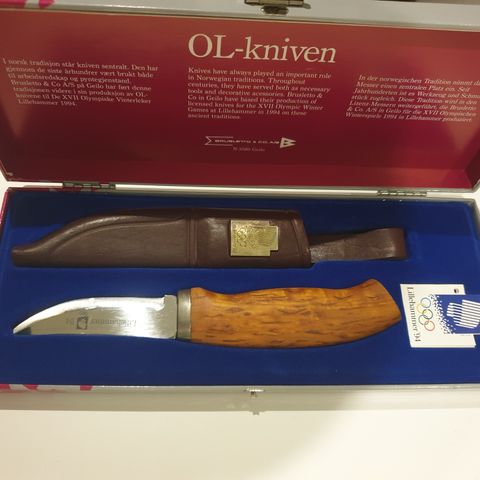 Håkon OL Lillehammer kniv