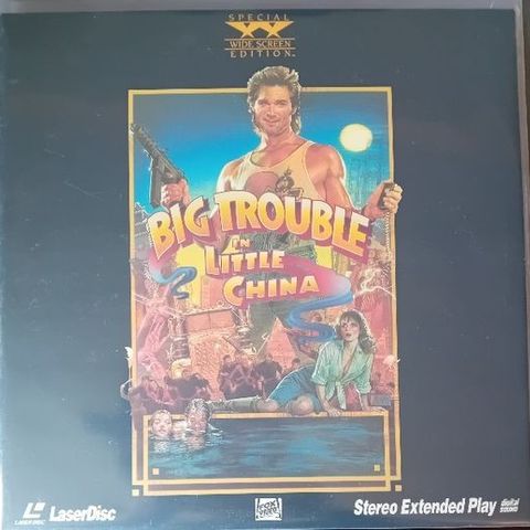 LASERDISC: BIG TROUBLE IN LITTLE CHINA WIDESCREEN