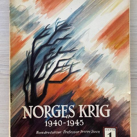 Norges Krig 1940 -1945, komplett 25 hefter. Hovedredaktør professor Sverre Steen