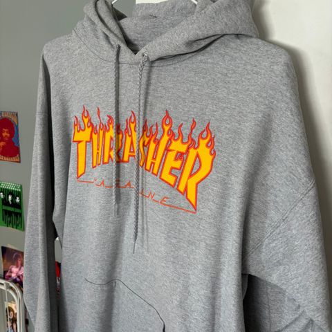 Vintage THRASHER Hettegenser M