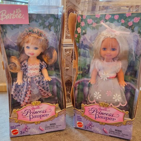Barbie The princess and the Pauper dolls - Helt ny!