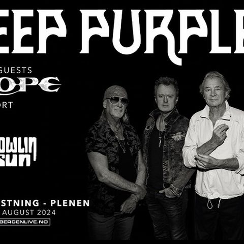 Deep Purple with special guests billetter - Bergen