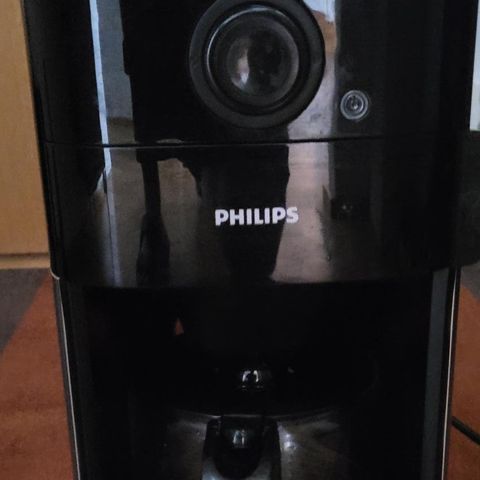 Kaffemaskin med kvern. Philips.