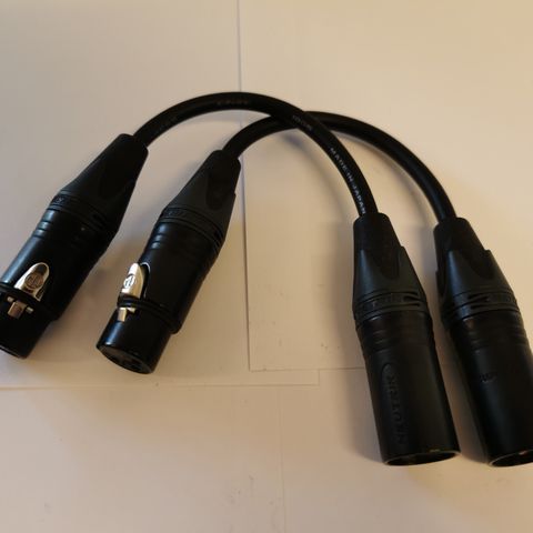 XLR interconnects 25cm