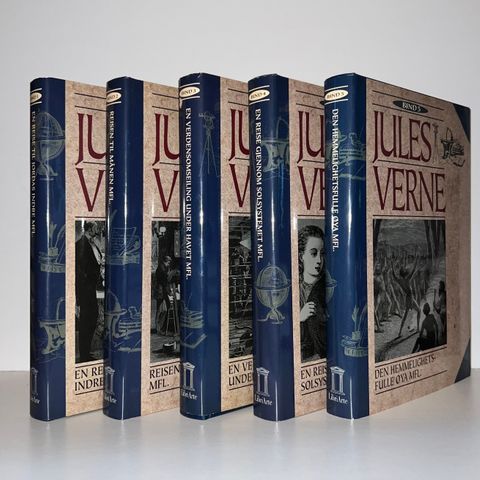 Jules Verne. Bind 1-5. 1995