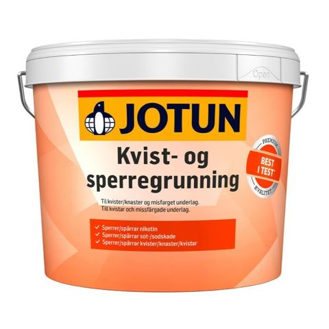 2 spann. Jotun Kvist og sperregrunn 2.7 liter