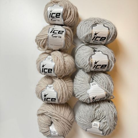 Ice yarn, Peru alpakka bulky + Boliwia worsted