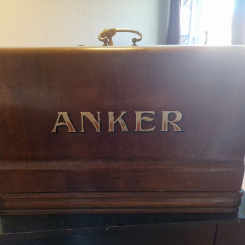 Anker symaskin 1902 - dekorasjon/manuell maskin