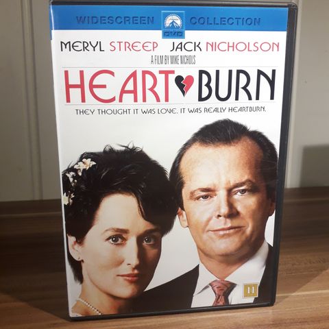 Heartburn (norsk tekst) 1986 film DVD