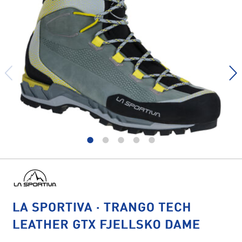 La Sportiva Trango Tech Leather Gtx W ́S Fjellstøvel Størrelse: 38