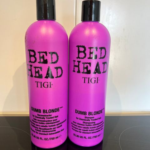 BED HEAD for Blondt hår shampo & balsam