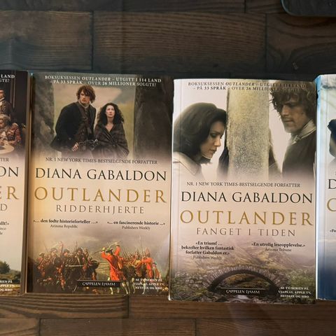 Outlander bøker på norsk