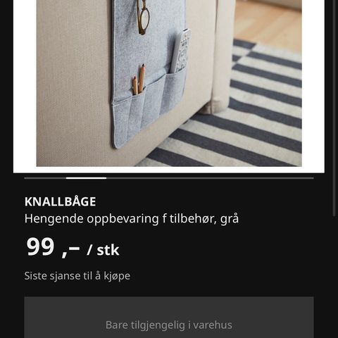 Hengende oppbevaring - Knallbåge IKEA