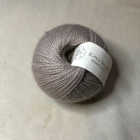 Krea deluxe organic wool, merinoull, 50 gr